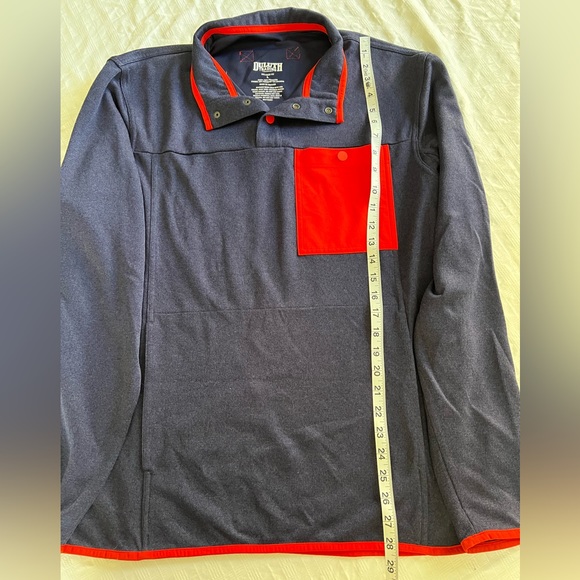 Duluth Trading Men's River Falls Snap Mock Pullover - Picture 4 of 7